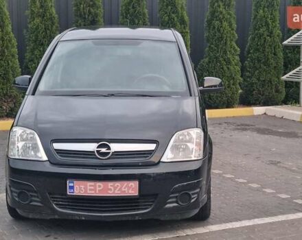 Черный Опель Мерива, объемом двигателя 1.6 л и пробегом 212 тыс. км за 4900 $, фото 11 на Automoto.ua