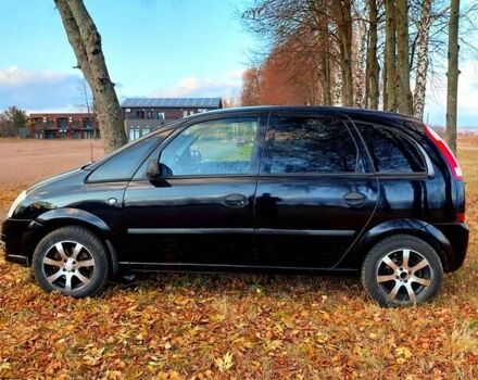 Черный Опель Мерива, объемом двигателя 1.6 л и пробегом 280 тыс. км за 4300 $, фото 14 на Automoto.ua