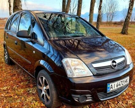 Черный Опель Мерива, объемом двигателя 1.6 л и пробегом 280 тыс. км за 4300 $, фото 15 на Automoto.ua