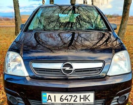 Черный Опель Мерива, объемом двигателя 1.6 л и пробегом 280 тыс. км за 4300 $, фото 19 на Automoto.ua