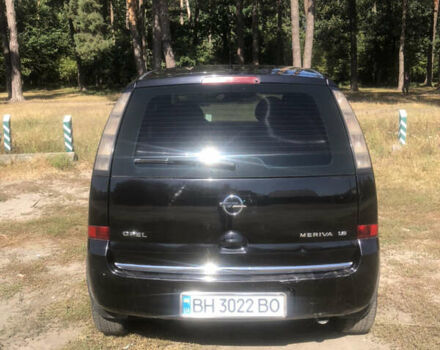 Черный Опель Мерива, объемом двигателя 1.6 л и пробегом 248 тыс. км за 3999 $, фото 3 на Automoto.ua