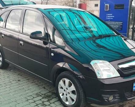 Черный Опель Мерива, объемом двигателя 1.6 л и пробегом 217 тыс. км за 4950 $, фото 11 на Automoto.ua