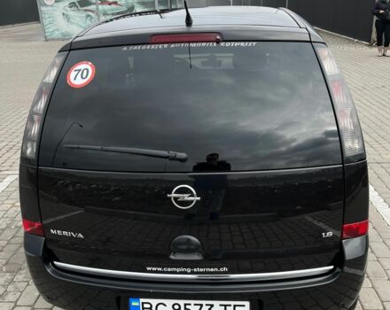 Черный Опель Мерива, объемом двигателя 1.8 л и пробегом 137 тыс. км за 4650 $, фото 3 на Automoto.ua