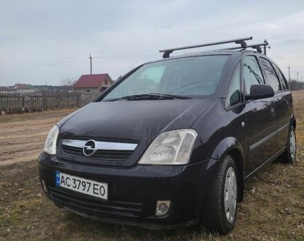 Черный Опель Мерива, объемом двигателя 1.6 л и пробегом 186 тыс. км за 3300 $, фото 5 на Automoto.ua