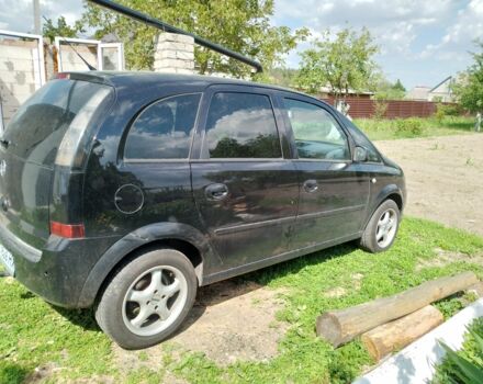 Черный Опель Мерива, объемом двигателя 1.4 л и пробегом 160 тыс. км за 3700 $, фото 3 на Automoto.ua