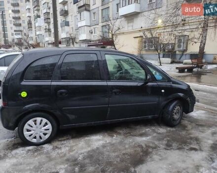 Черный Опель Мерива, объемом двигателя 1.4 л и пробегом 205 тыс. км за 5500 $, фото 10 на Automoto.ua