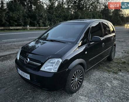 Чорний Опель Меріва, об'ємом двигуна 1.69 л та пробігом 282 тис. км за 3750 $, фото 1 на Automoto.ua