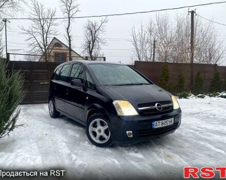 Черный Опель Мерива, объемом двигателя 1.6 л и пробегом 240 тыс. км за 4500 $, фото 1 на Automoto.ua