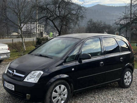 Черный Опель Мерива, объемом двигателя 1.7 л и пробегом 170 тыс. км за 2700 $, фото 1 на Automoto.ua