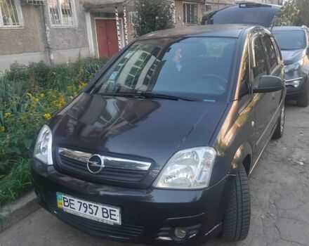 Черный Опель Мерива, объемом двигателя 1.6 л и пробегом 120 тыс. км за 5194 $, фото 1 на Automoto.ua