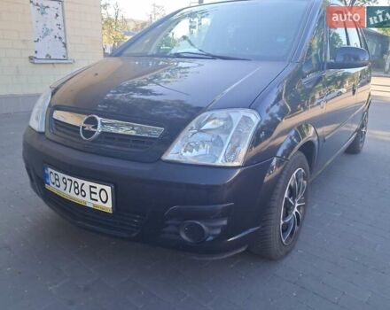Черный Опель Мерива, объемом двигателя 1.6 л и пробегом 262 тыс. км за 4100 $, фото 1 на Automoto.ua