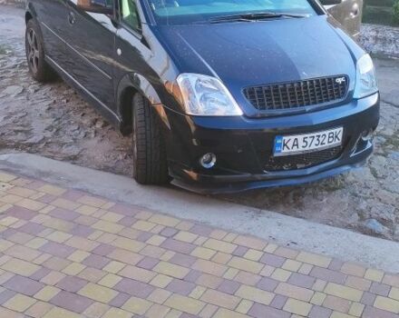 Черный Опель Мерива, объемом двигателя 1.6 л и пробегом 235 тыс. км за 3517 $, фото 1 на Automoto.ua