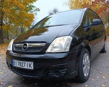 Черный Опель Мерива, объемом двигателя 1.6 л и пробегом 150 тыс. км за 5400 $, фото 1 на Automoto.ua