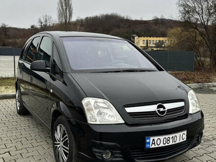 Черный Опель Мерива, объемом двигателя 1.6 л и пробегом 227 тыс. км за 4000 $, фото 1 на Automoto.ua