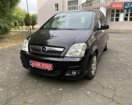 Черный Опель Мерива, объемом двигателя 1.6 л и пробегом 251 тыс. км за 6200 $, фото 1 на Automoto.ua