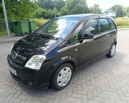 Черный Опель Мерива, объемом двигателя 1.4 л и пробегом 250 тыс. км за 4600 $, фото 1 на Automoto.ua