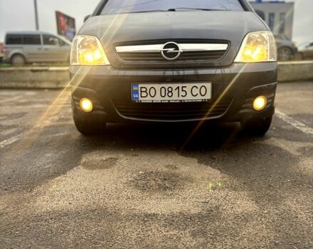 Черный Опель Мерива, объемом двигателя 1.6 л и пробегом 163 тыс. км за 4300 $, фото 1 на Automoto.ua