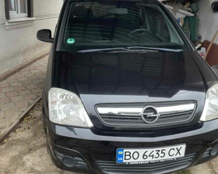 Черный Опель Мерива, объемом двигателя 1.6 л и пробегом 220 тыс. км за 4400 $, фото 1 на Automoto.ua