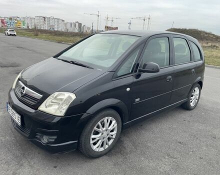 Черный Опель Мерива, объемом двигателя 1.6 л и пробегом 214 тыс. км за 4900 $, фото 1 на Automoto.ua