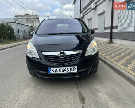 Черный Опель Мерива, объемом двигателя 1.69 л и пробегом 330 тыс. км за 7200 $, фото 1 на Automoto.ua