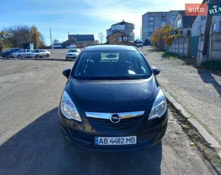 Черный Опель Мерива, объемом двигателя 1.4 л и пробегом 146 тыс. км за 7500 $, фото 1 на Automoto.ua