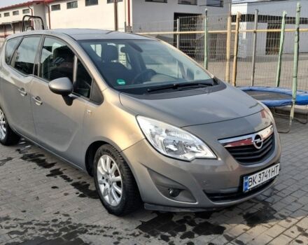 Коричневый Опель Мерива, объемом двигателя 1.4 л и пробегом 230 тыс. км за 5900 $, фото 1 на Automoto.ua