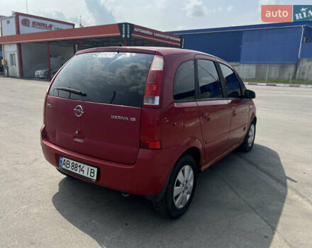 Красный Опель Мерива, объемом двигателя 1.6 л и пробегом 274 тыс. км за 3000 $, фото 6 на Automoto.ua