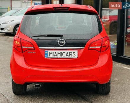 Красный Опель Мерива, объемом двигателя 1.4 л и пробегом 88 тыс. км за 9499 $, фото 5 на Automoto.ua