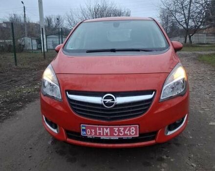 Червоний Опель Меріва, об'ємом двигуна 1.4 л та пробігом 86 тис. км за 9200 $, фото 1 на Automoto.ua