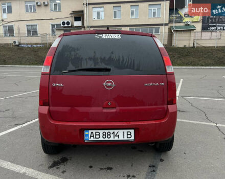Красный Опель Мерива, объемом двигателя 1.6 л и пробегом 268 тыс. км за 2500 $, фото 5 на Automoto.ua
