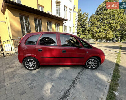 Красный Опель Мерива, объемом двигателя 1.6 л и пробегом 215 тыс. км за 3600 $, фото 6 на Automoto.ua