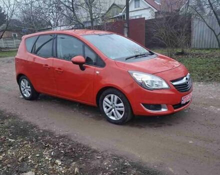 Красный Опель Мерива, объемом двигателя 1.4 л и пробегом 86 тыс. км за 9200 $, фото 1 на Automoto.ua