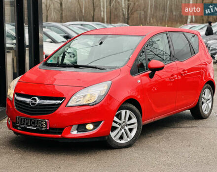 Красный Опель Мерива, объемом двигателя 1.4 л и пробегом 88 тыс. км за 9499 $, фото 1 на Automoto.ua