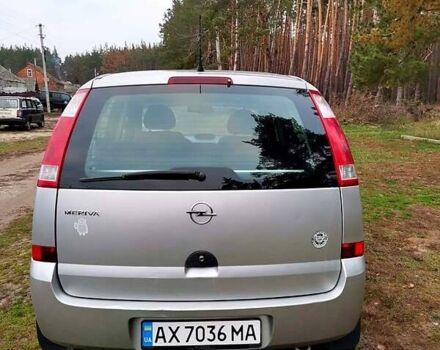 Серый Опель Мерива, объемом двигателя 1.6 л и пробегом 220 тыс. км за 4400 $, фото 6 на Automoto.ua