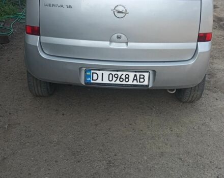 Серый Опель Мерива, объемом двигателя 1.6 л и пробегом 257 тыс. км за 3000 $, фото 3 на Automoto.ua