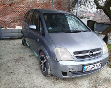 Серый Опель Мерива, объемом двигателя 1.7 л и пробегом 343 тыс. км за 1900 $, фото 1 на Automoto.ua