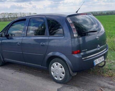 Серый Опель Мерива, объемом двигателя 1.6 л и пробегом 210 тыс. км за 4600 $, фото 2 на Automoto.ua