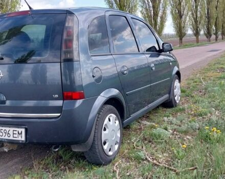 Серый Опель Мерива, объемом двигателя 1.6 л и пробегом 210 тыс. км за 4600 $, фото 3 на Automoto.ua