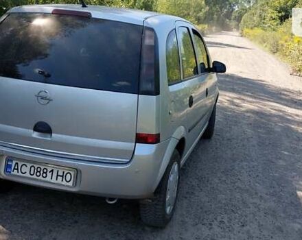 Серый Опель Мерива, объемом двигателя 1.69 л и пробегом 210 тыс. км за 4800 $, фото 4 на Automoto.ua