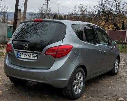 Серый Опель Мерива, объемом двигателя 1.3 л и пробегом 220 тыс. км за 5500 $, фото 13 на Automoto.ua