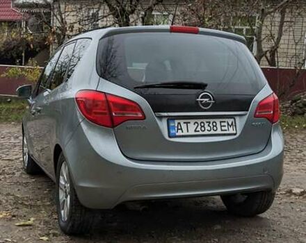Серый Опель Мерива, объемом двигателя 1.3 л и пробегом 220 тыс. км за 5500 $, фото 12 на Automoto.ua