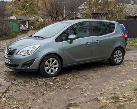 Серый Опель Мерива, объемом двигателя 1.3 л и пробегом 220 тыс. км за 5500 $, фото 8 на Automoto.ua