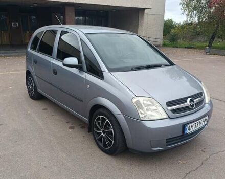 Серый Опель Мерива, объемом двигателя 1.6 л и пробегом 219 тыс. км за 4400 $, фото 1 на Automoto.ua