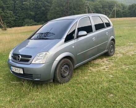 Серый Опель Мерива, объемом двигателя 1.36 л и пробегом 280 тыс. км за 3350 $, фото 1 на Automoto.ua