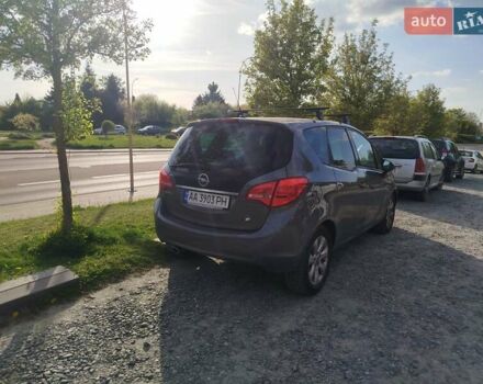 Серый Опель Мерива, объемом двигателя 1.36 л и пробегом 172 тыс. км за 8000 $, фото 6 на Automoto.ua