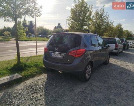 Серый Опель Мерива, объемом двигателя 1.36 л и пробегом 168 тыс. км за 10500 $, фото 3 на Automoto.ua