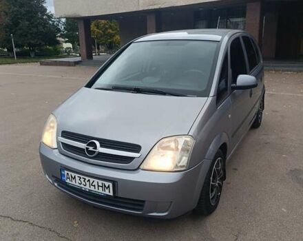 Серый Опель Мерива, объемом двигателя 1.6 л и пробегом 219 тыс. км за 4400 $, фото 1 на Automoto.ua