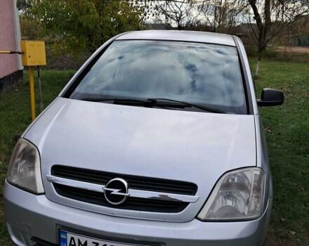 Серый Опель Мерива, объемом двигателя 1.3 л и пробегом 244 тыс. км за 3300 $, фото 1 на Automoto.ua