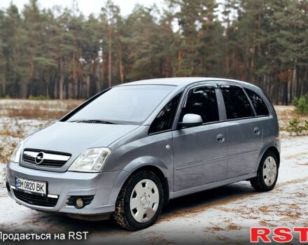 Серый Опель Мерива, объемом двигателя 1.6 л и пробегом 100 тыс. км за 5950 $, фото 1 на Automoto.ua