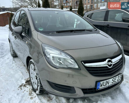 Серый Опель Мерива, объемом двигателя 1.4 л и пробегом 170 тыс. км за 8500 $, фото 1 на Automoto.ua